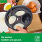 4-in-1 Egg Poacher and Steamer Tray - Versatile Kitchen Cooking Utensil for Perfectly Poached Eggs